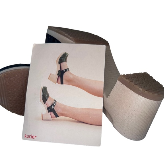 Kurier - Luna Clogs, custom handmade with high base,Coal, made in Portland Maine - Picture 3 of 9